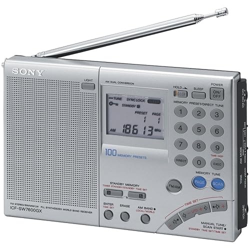d*7様 SONY ICF-SW7600GR WORLD BAND RECIVE Sony ICF-SW7600GR AM/FM Shortwave World Band Receiver with Single